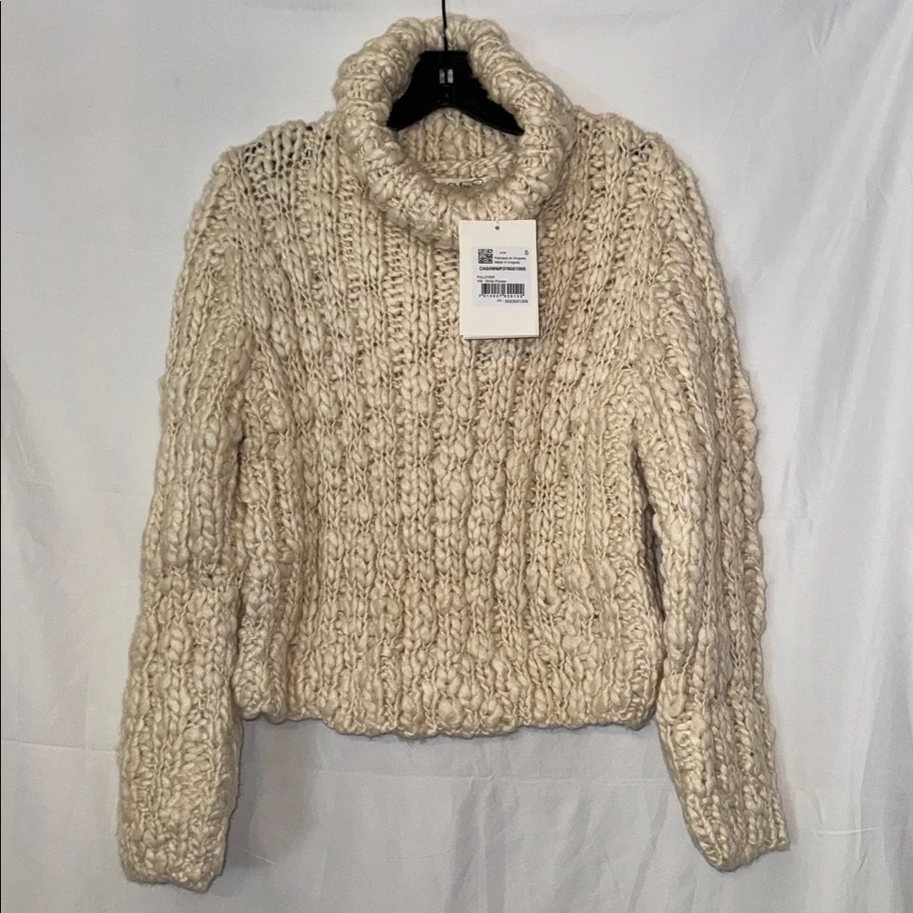 Cloudy Wool Turtleneck Sweater